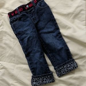 Mickey Mouse Cuff Jeans
